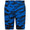 Tim High Vent Print Shorts Neptune Nautical Blue