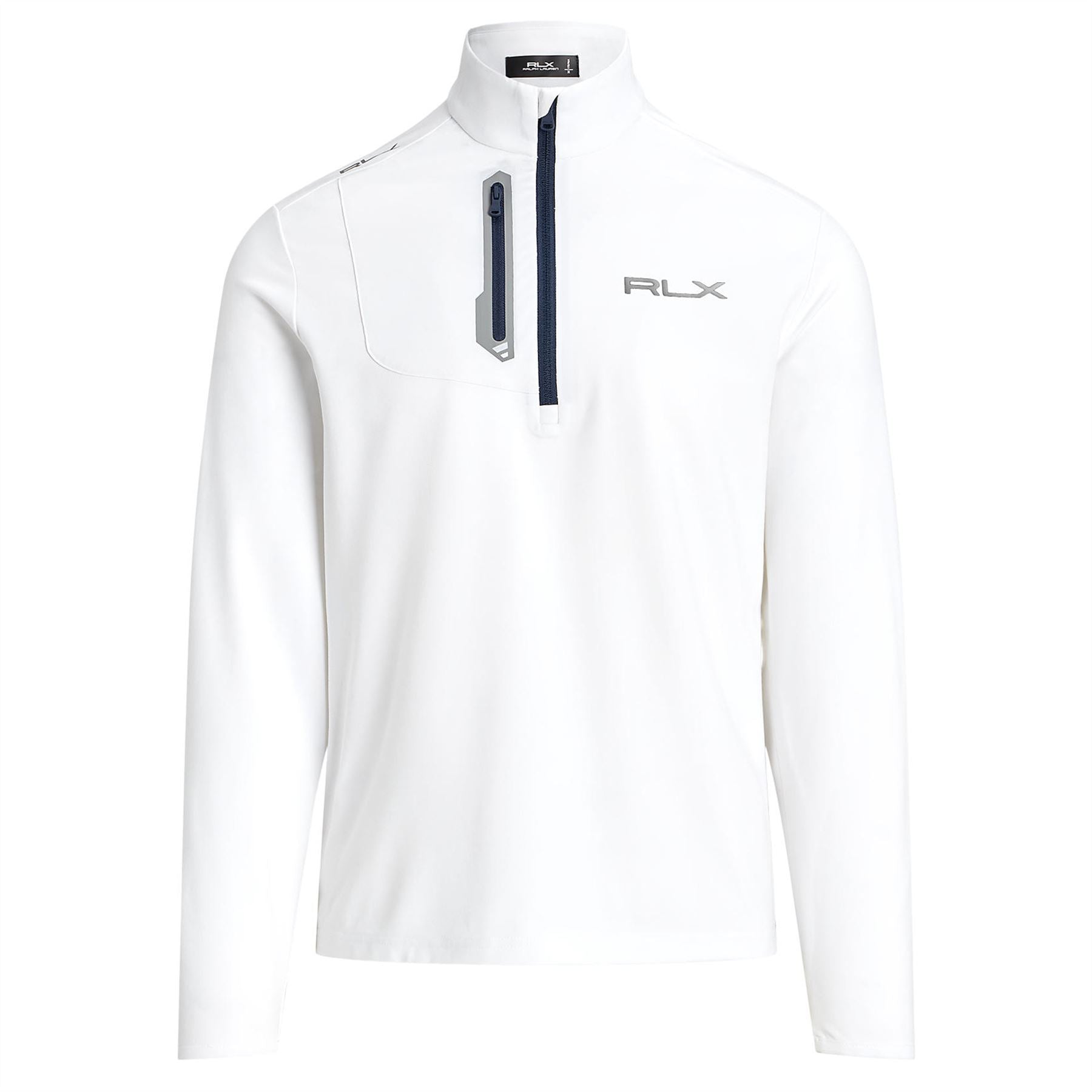 Classic Fit Luxury Jersey Pullover Mid Ceramic White