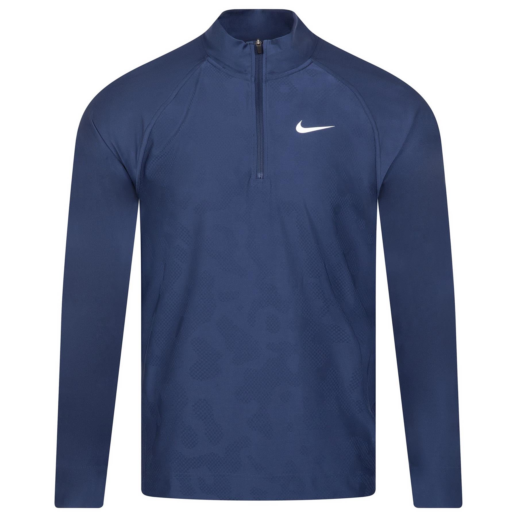 DRI FIT ADV Tour Half-Zip Top Midnight Navy/White