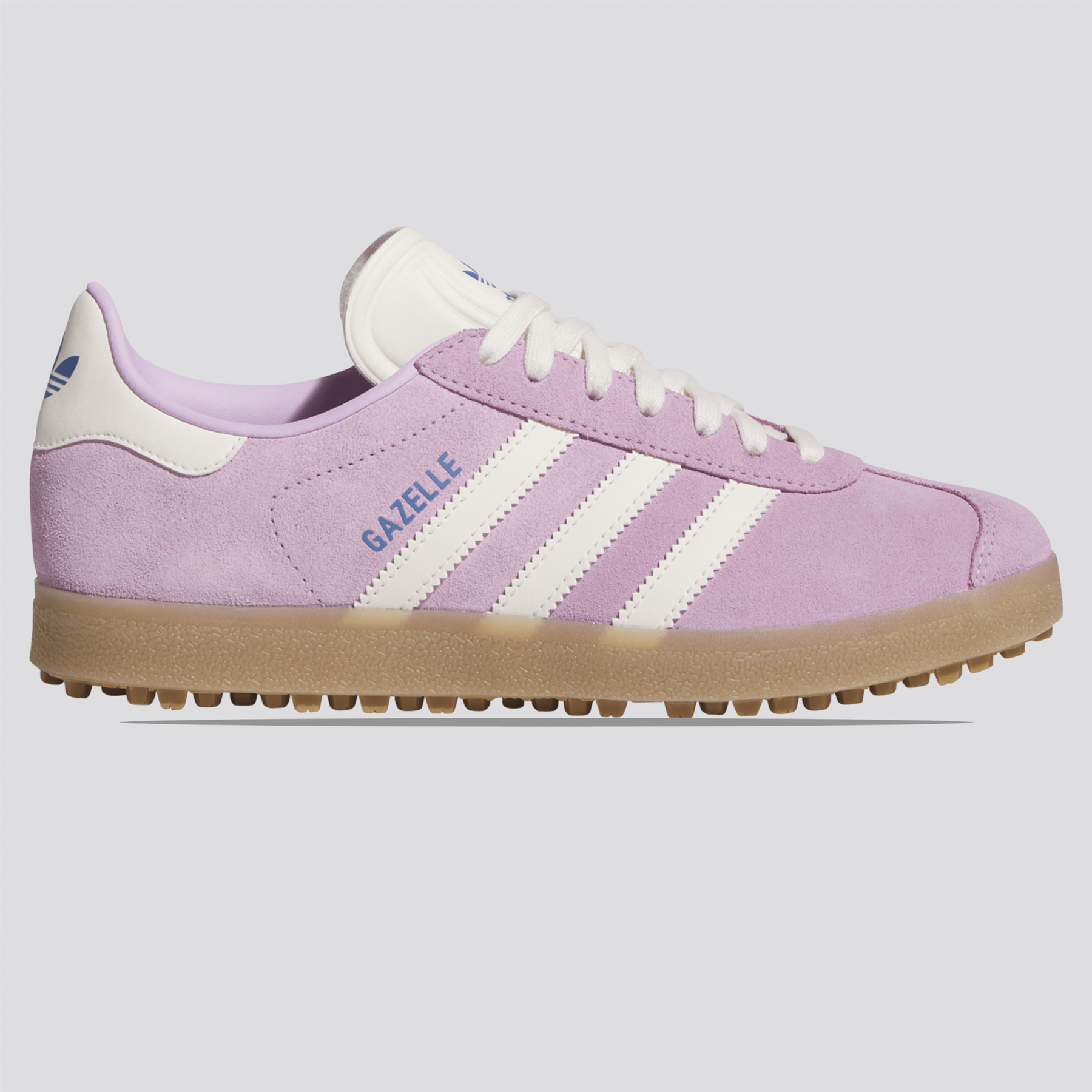 Womens Gazelle Spikeless Golf Shoes Bliss Lilac/Chalk White/Bluebird