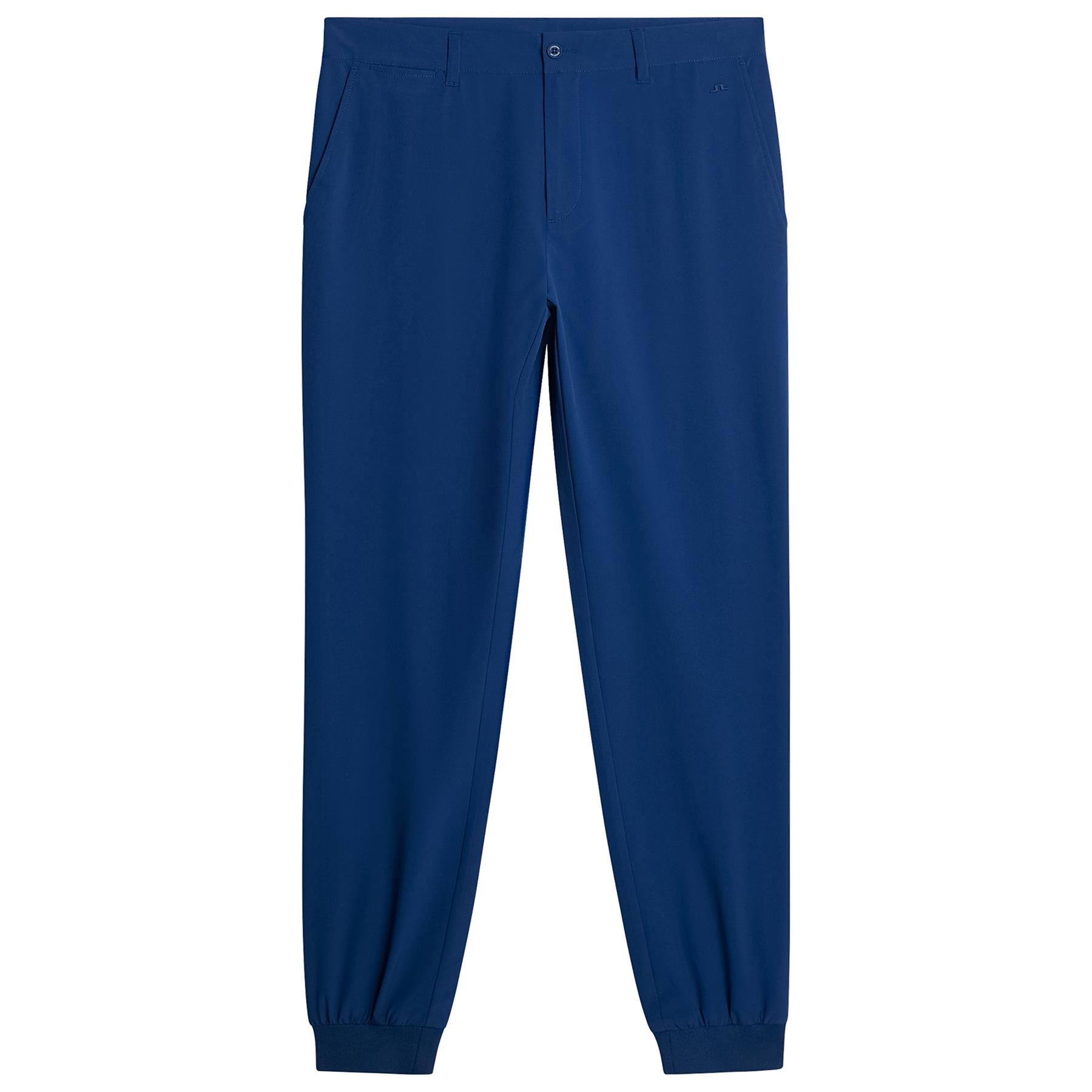 Cuff Double Weave Stretch Joggers Pants Estate Blue