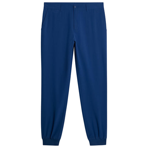 Cuff Double Weave Stretch Joggers Pants Estate Blue