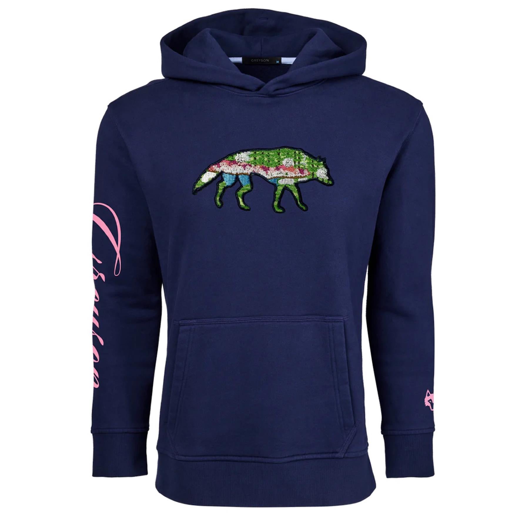 Stalking Wolf Aspen Hoodie Maltese Blue
