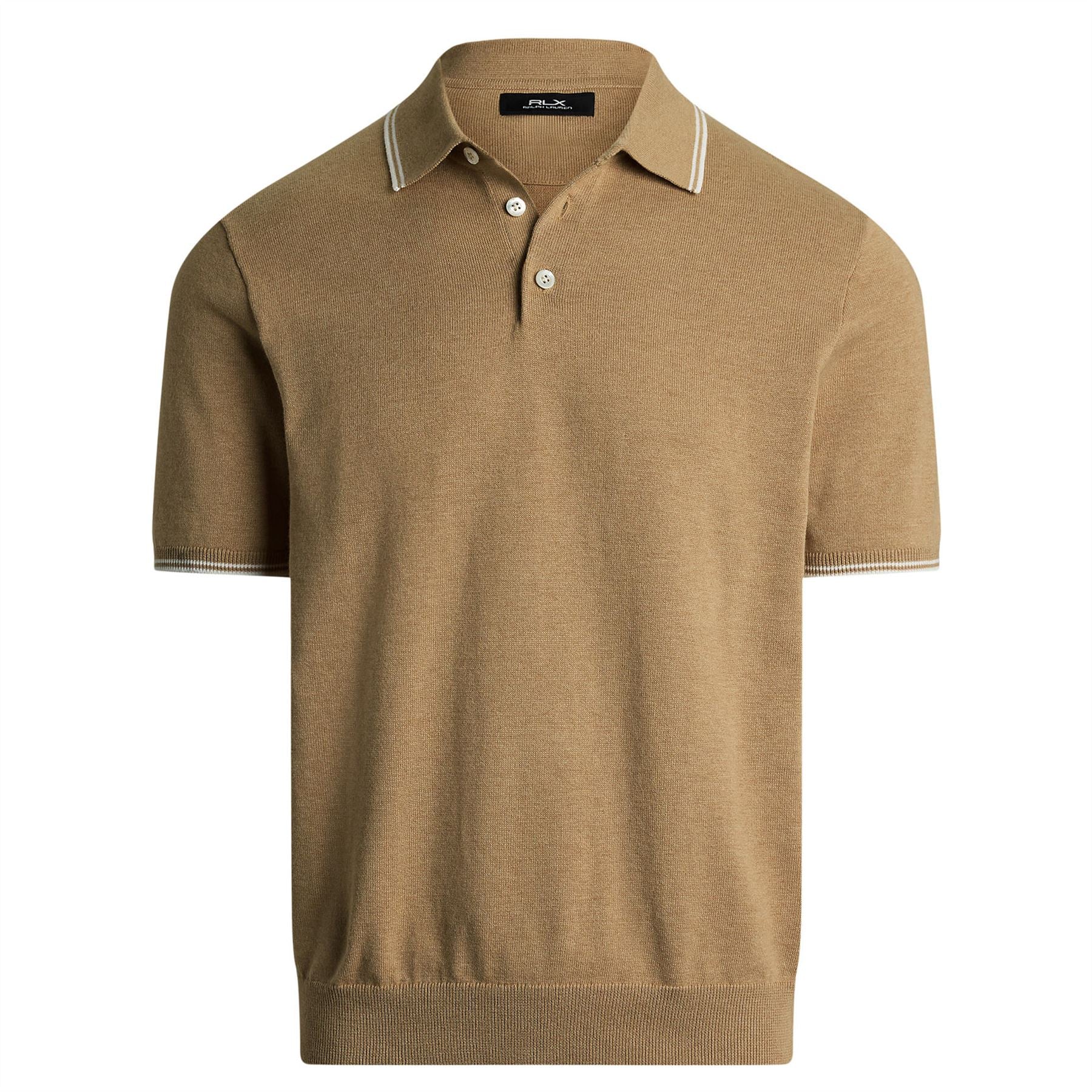 RLX Cotton Coolmax Sweater Pullover Camel Melange