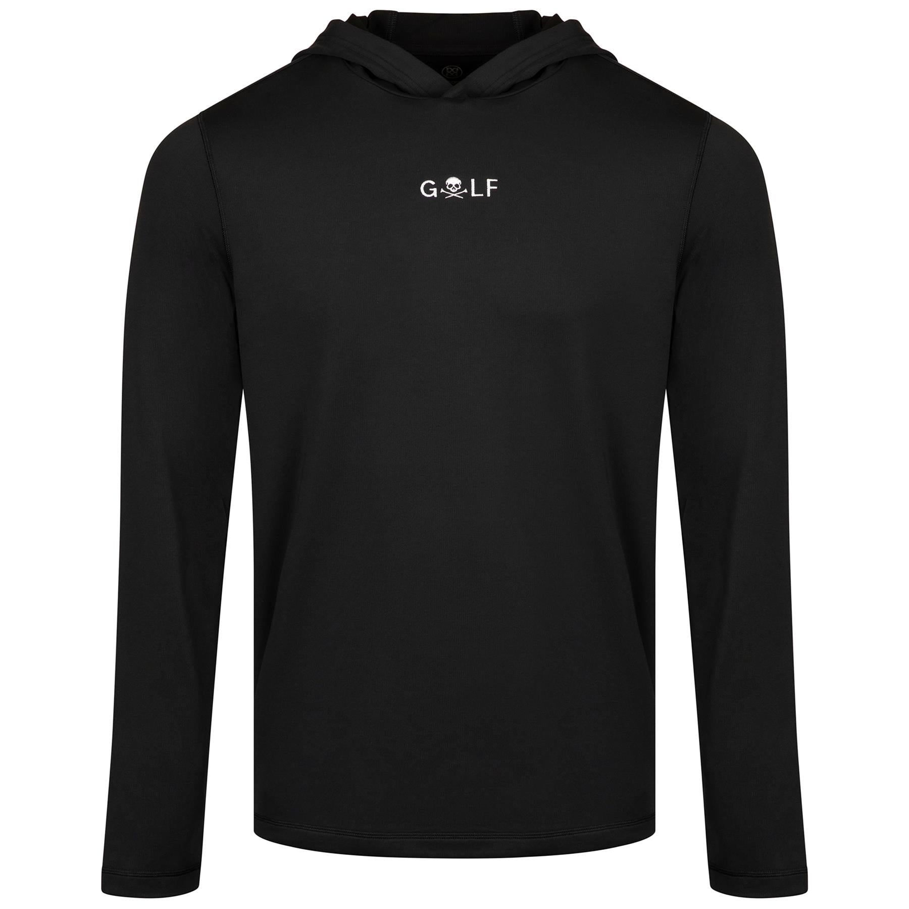 S&T Golf Logo Brushed Back Tech Terry Hoodie Onyx