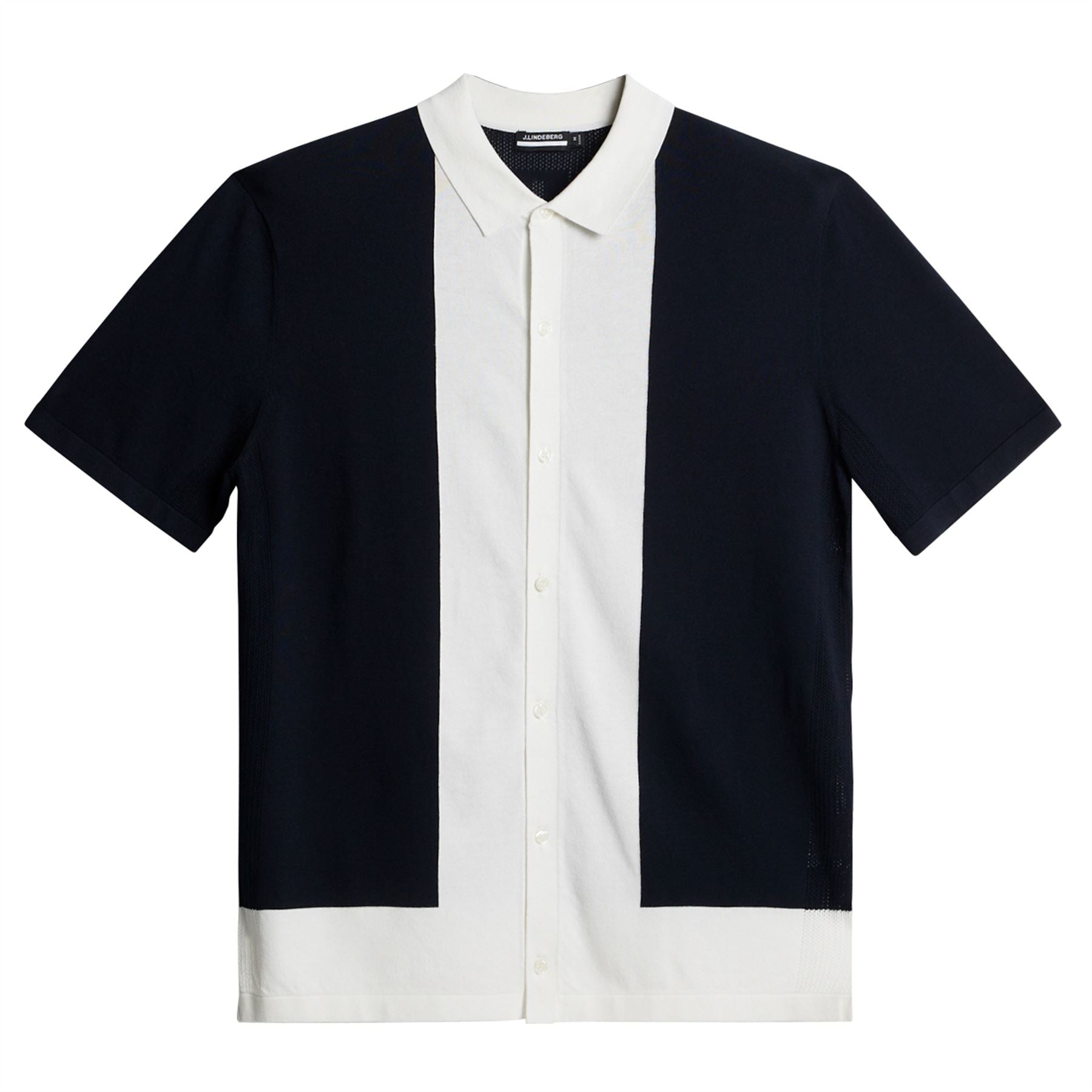 Rue Poly Blend Knitted Polo JL Navy