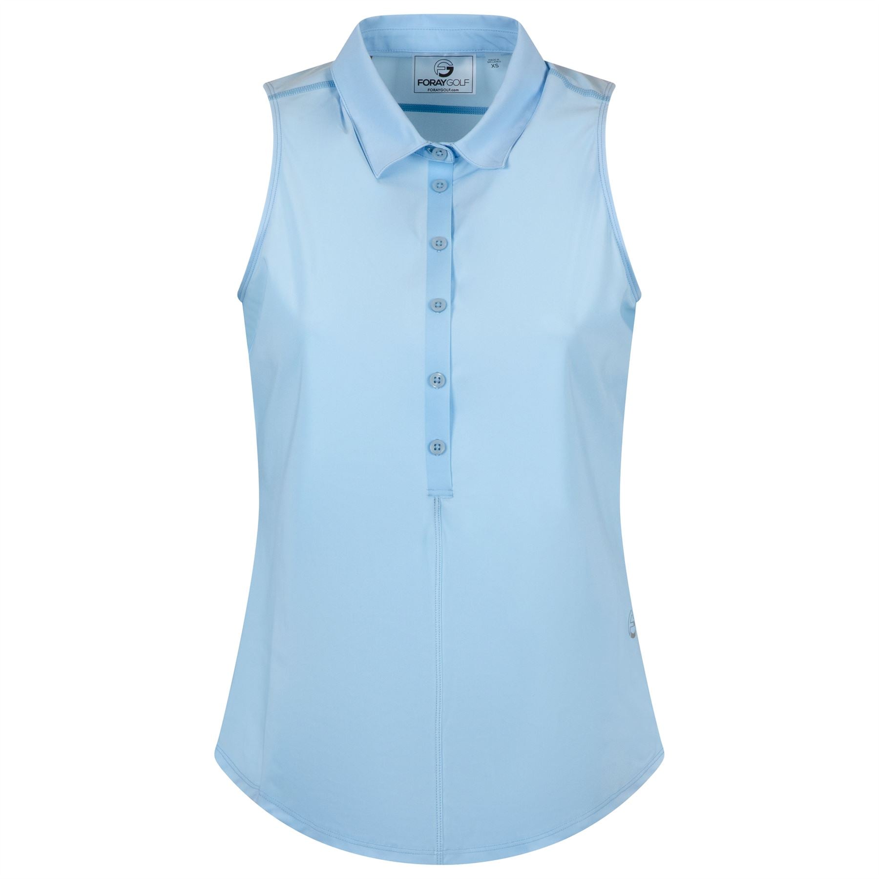 Womens Core 3.0 Sleeveless Polo Placid Blue