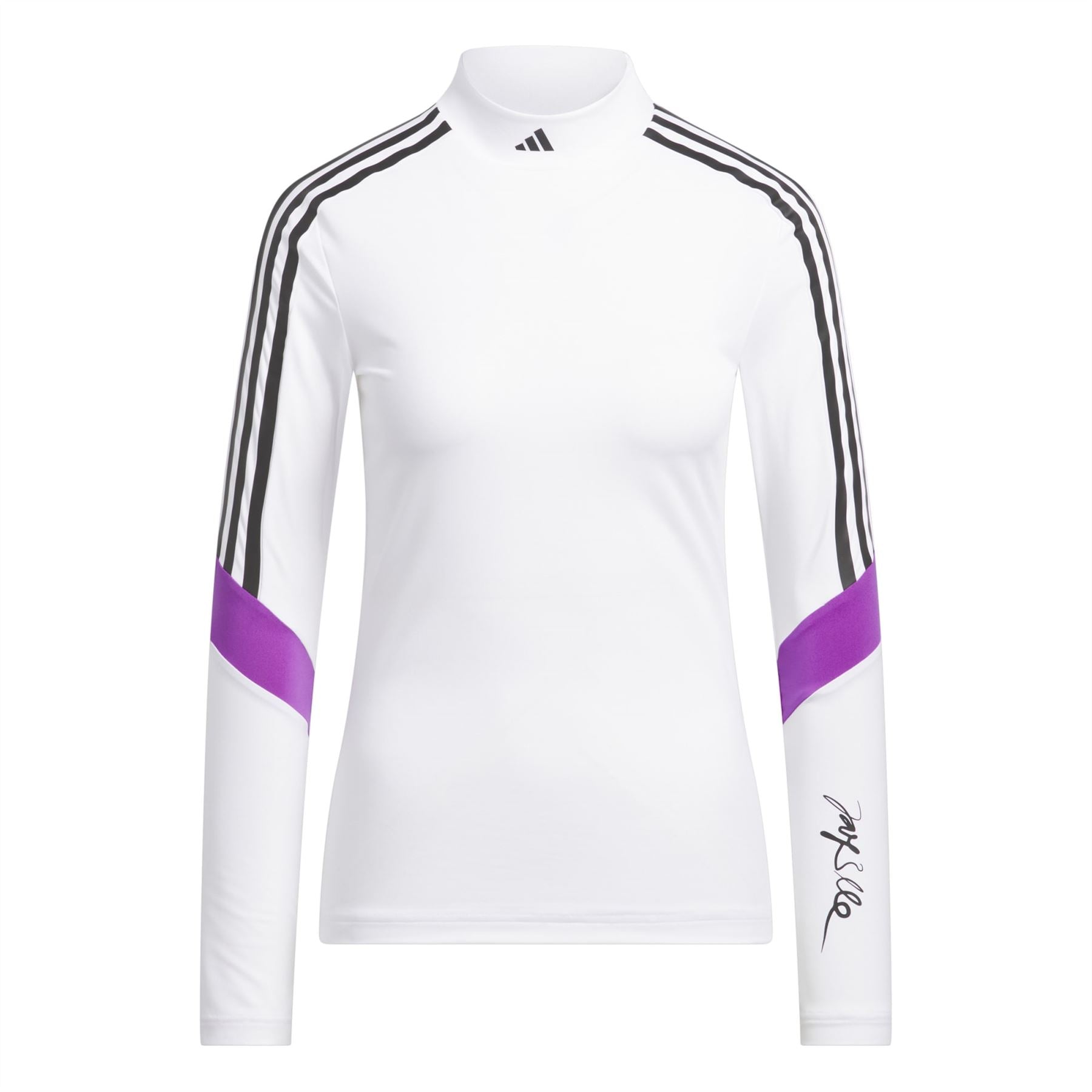 Womens JAY3LLE Mock Base Layer White