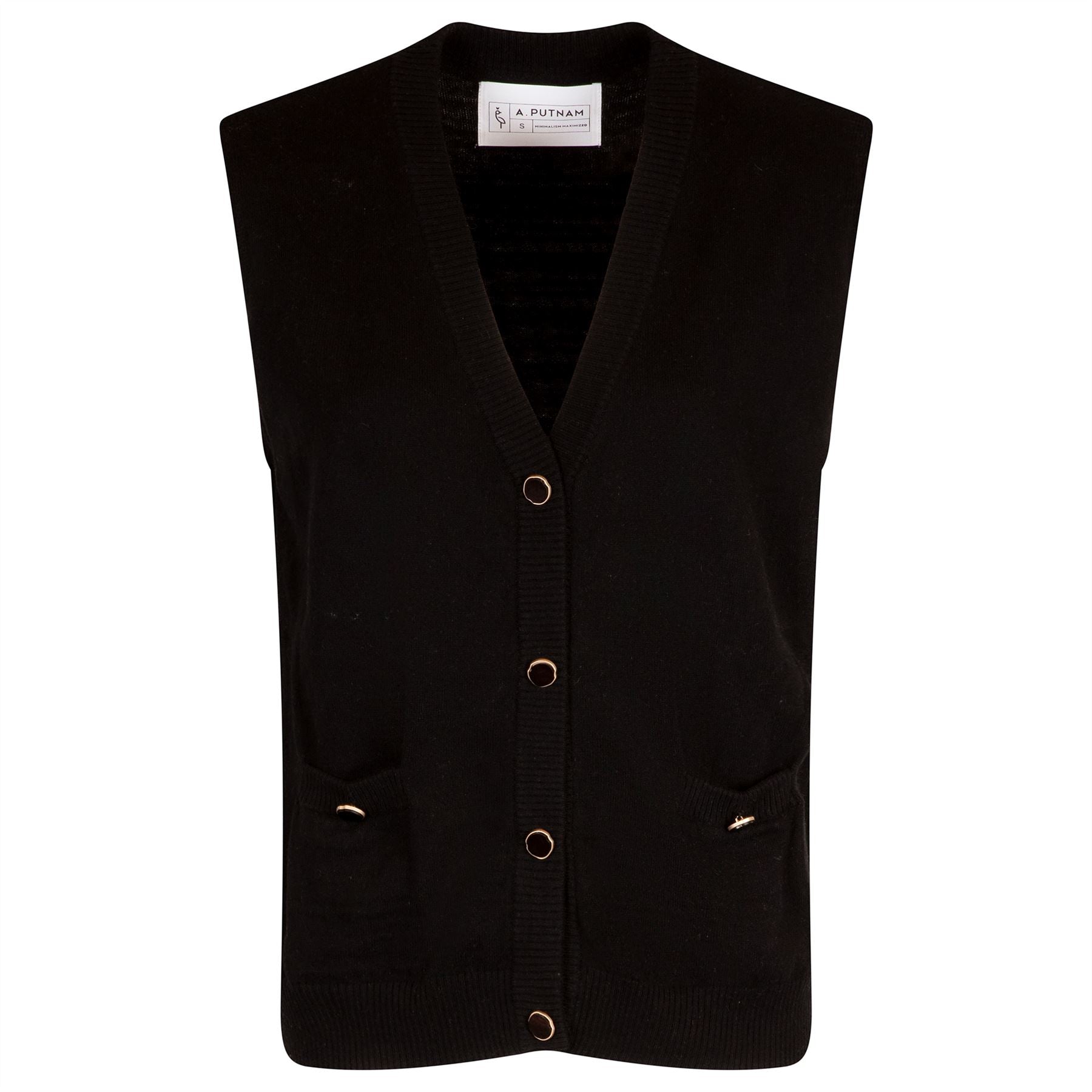 Womens Enza Vest Black