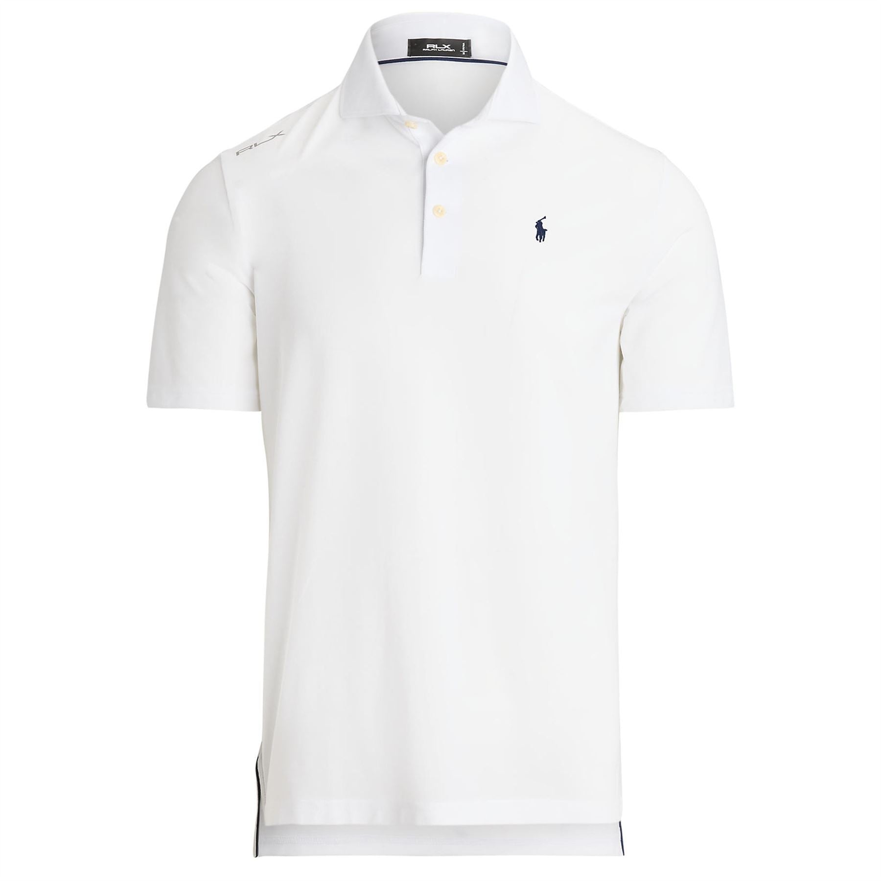 RLX Tour Knit Pique Polo Ceramic White
