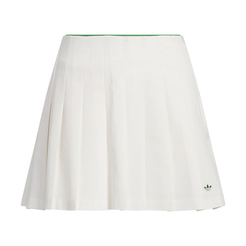 Womens Pleated Skort Chalk White