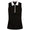 Womens Sleeveless Zip Tech Polo Black/White