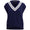 Womens RLX Cotton Blend Cricket Vest Refined Navy/Ceramic White