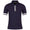 Womens Button Placket Rib Polo Navy