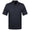 Snap-Front Performance Short- Sleeve Polo Black