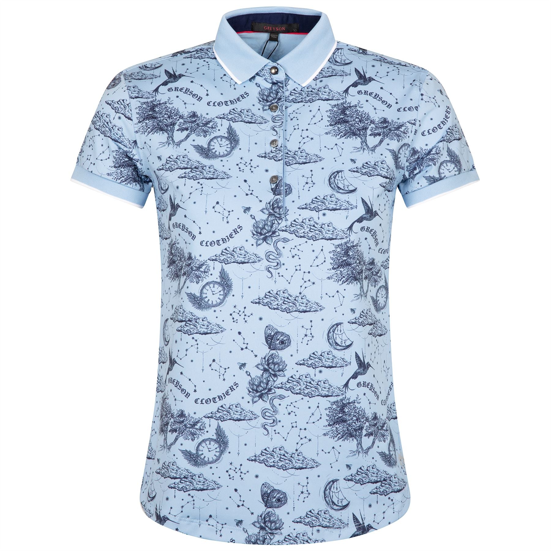 Womens Moon Diamond Scarlett Polo Wolf