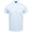 Albatross Cotton Blend Stripe Pique Polo Iced Aqua