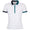 Womens Tux Collar Tech Pique Zip Polo Snow