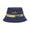 Patrons Reversible Bucket Hat Navy/Pale Yellow
