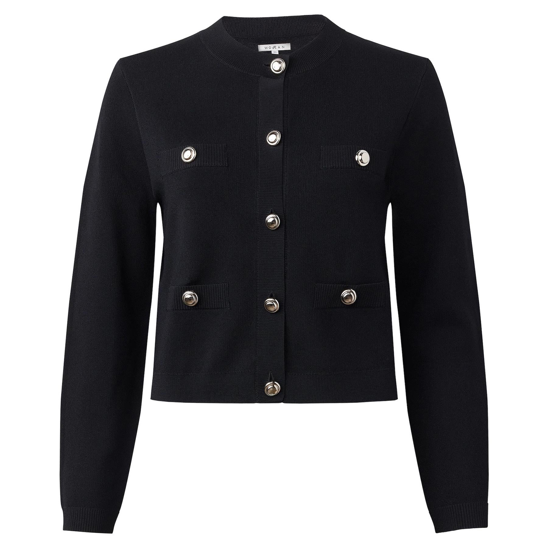 Womens Amelia Knit Cardigan Black