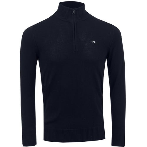 Kian Zipped Golf Sweater JL Navy
