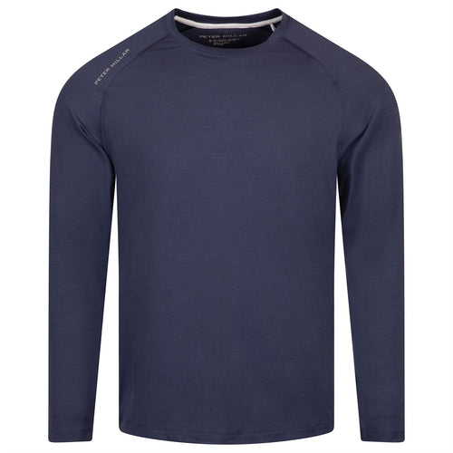 Aurora Performance LS Tee Navy