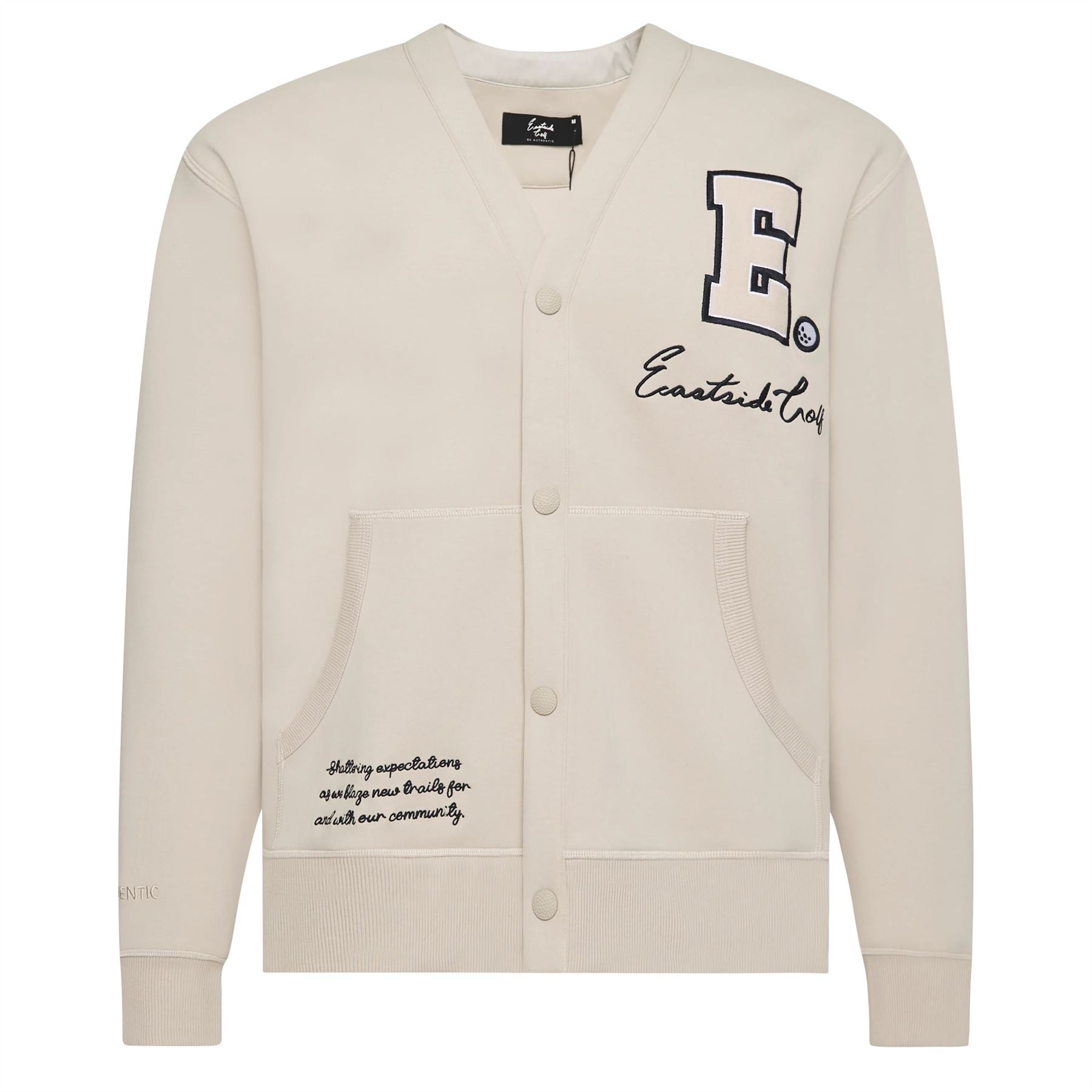 Tech Fleece Lined Snap Cardigan Pumice