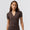 Womens Limitless Top Coffee Grounds