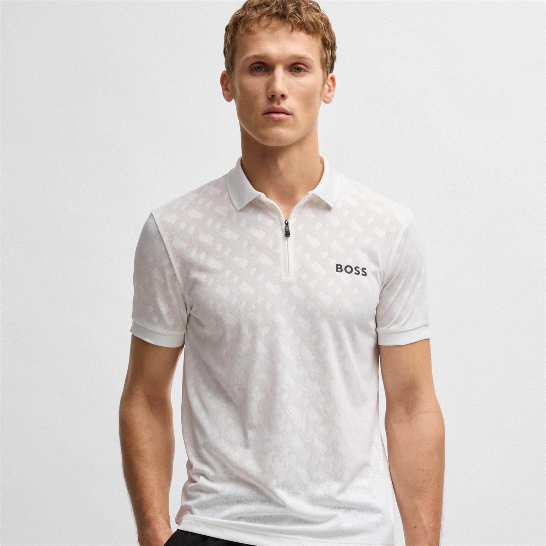 Philix TOC Jacquard Polo White