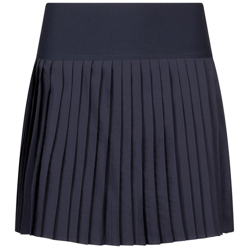 Womens Pleated Performance Skirt Navy