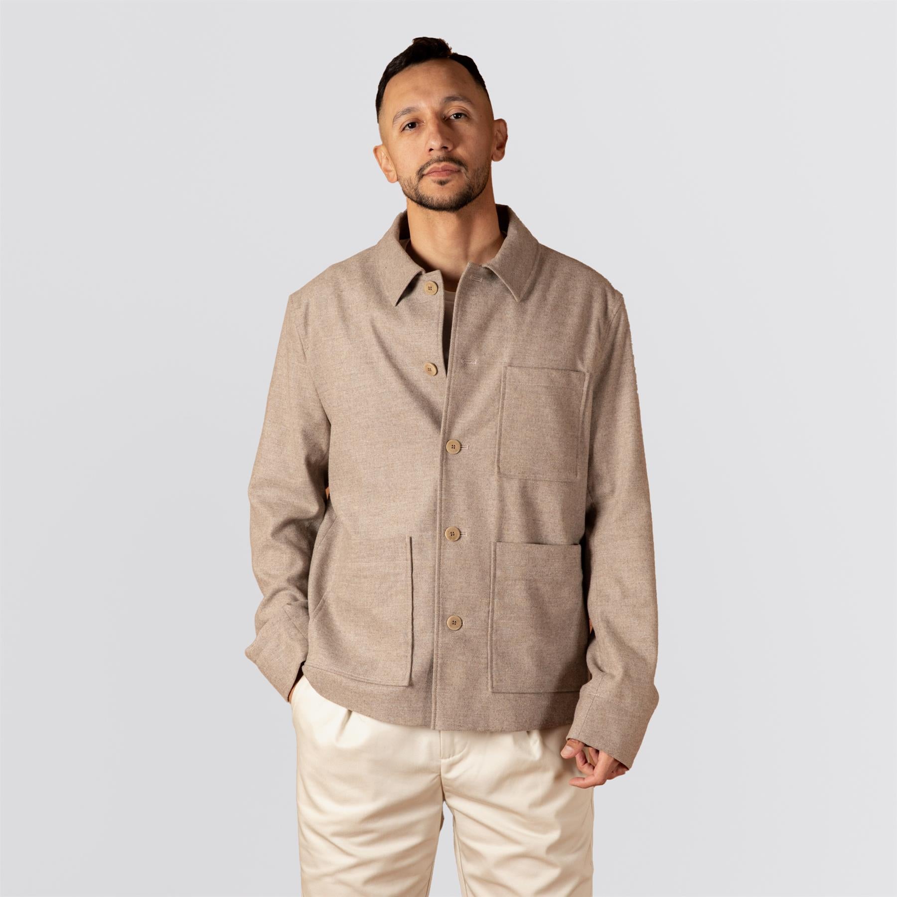 Micro Indoor Jacket Taupe