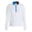 Womens Silky Tech Nylon LS Quarter Zip Polo Snow/Lisbon