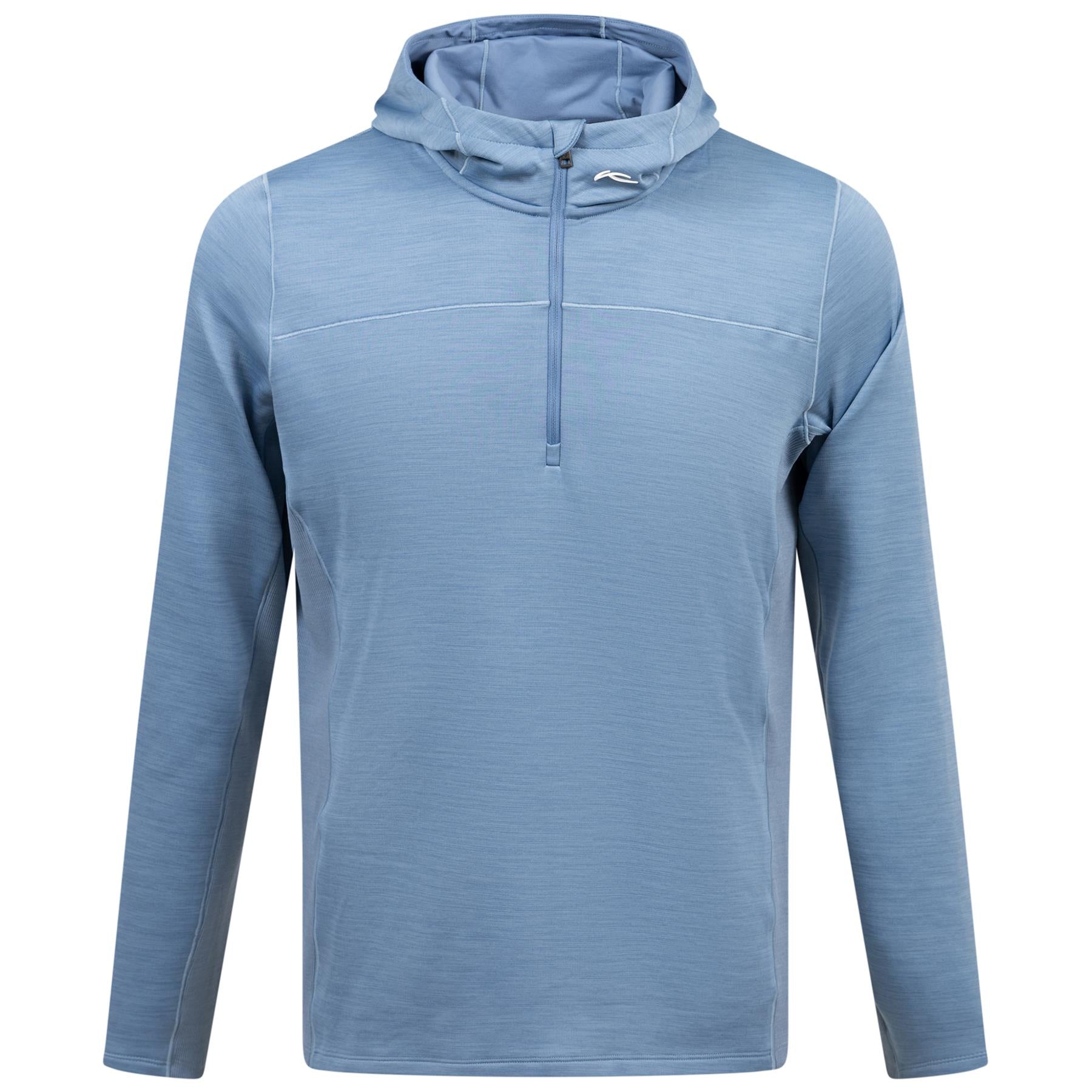 Liam Hooded Half Zip Mid Layer Neptune