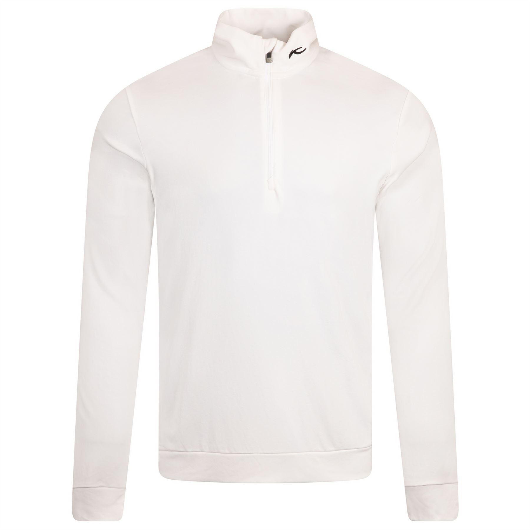 Kallen Half Zip Mid Layer White