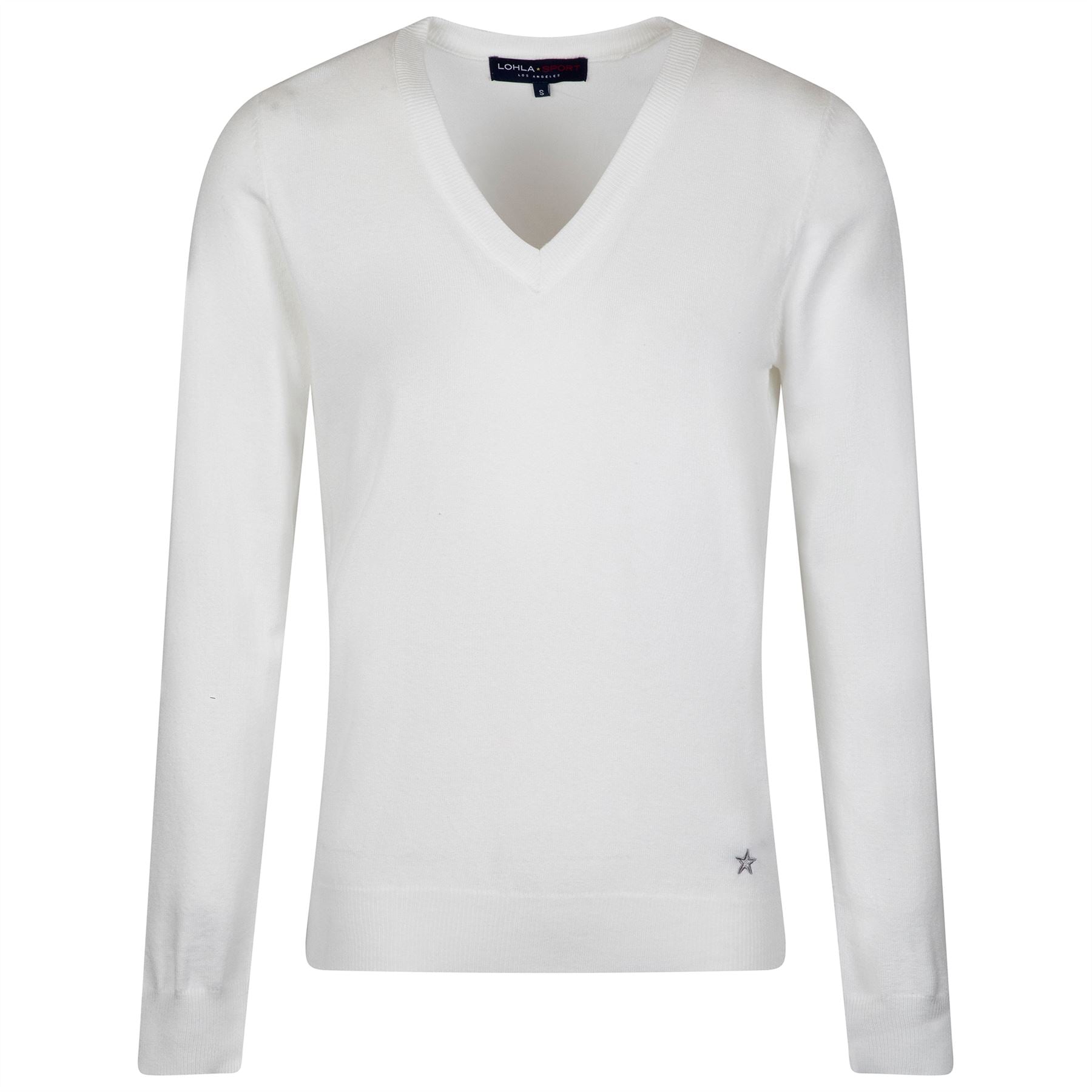 Womens The Summer V-Neck Sweater White