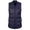 Womens Quilted Long Line Vest Navy