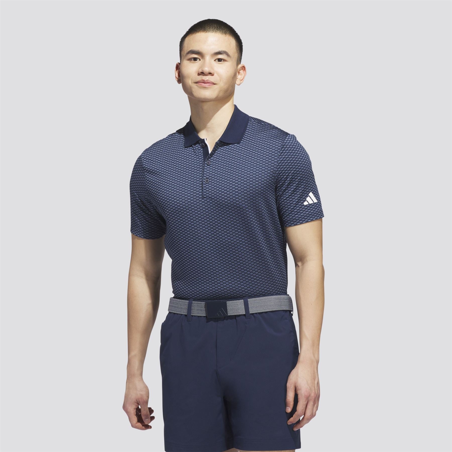 Beyond The Course Textured Polo Collegiate Navy/Preloved Ink