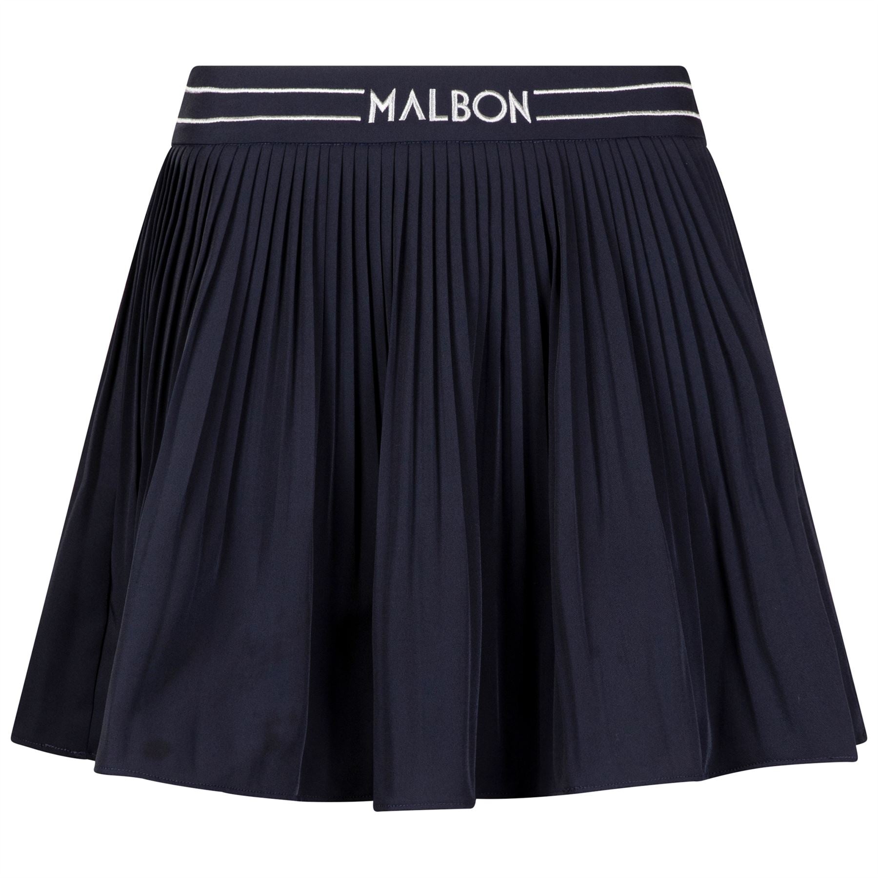 Womens Valentina Pleated Skirt Navy