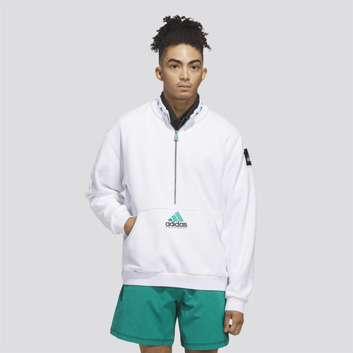Equipment Quarter Zip Jacket White