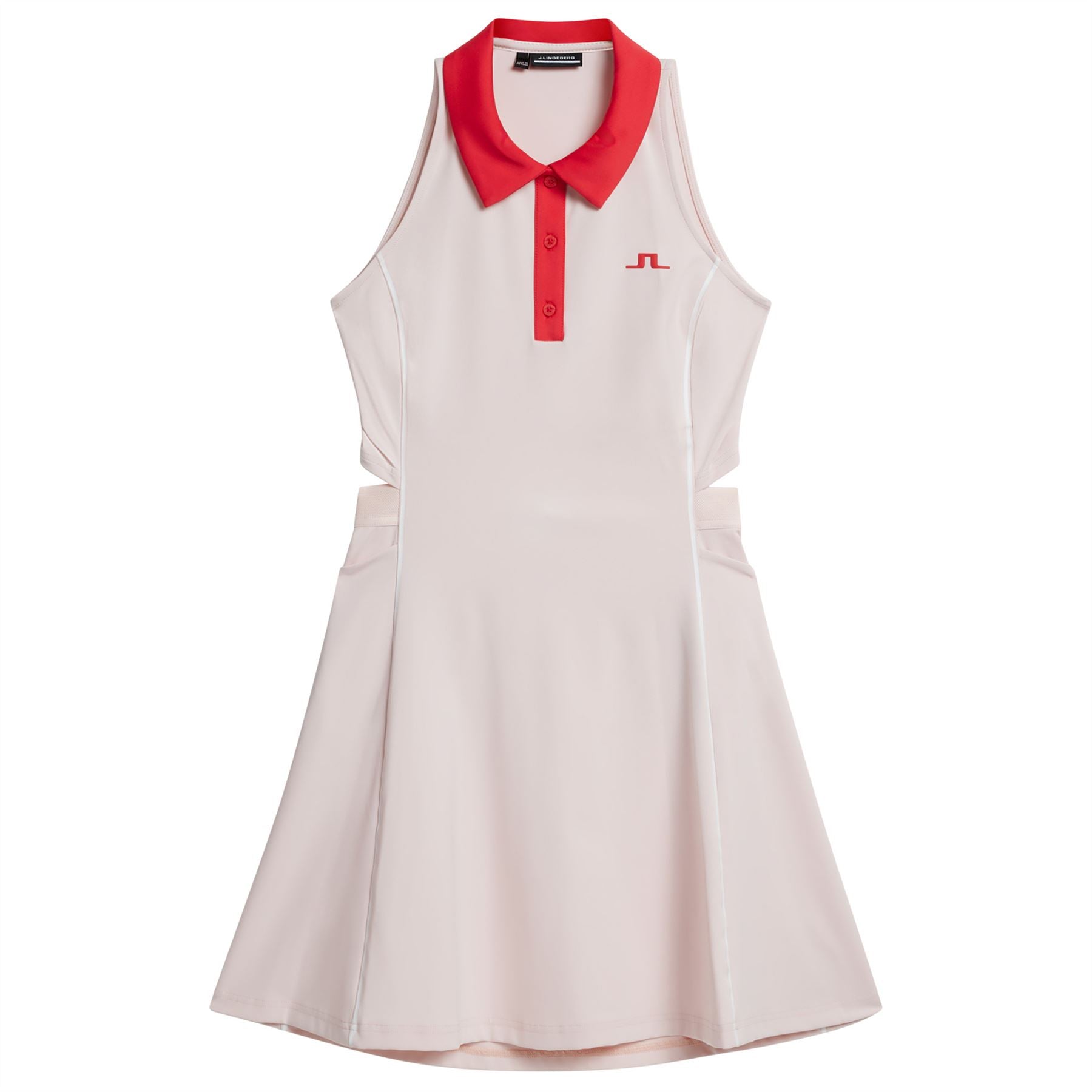 Womens Nadia Sleeveless Sport Jersey Dress Rose Quartz