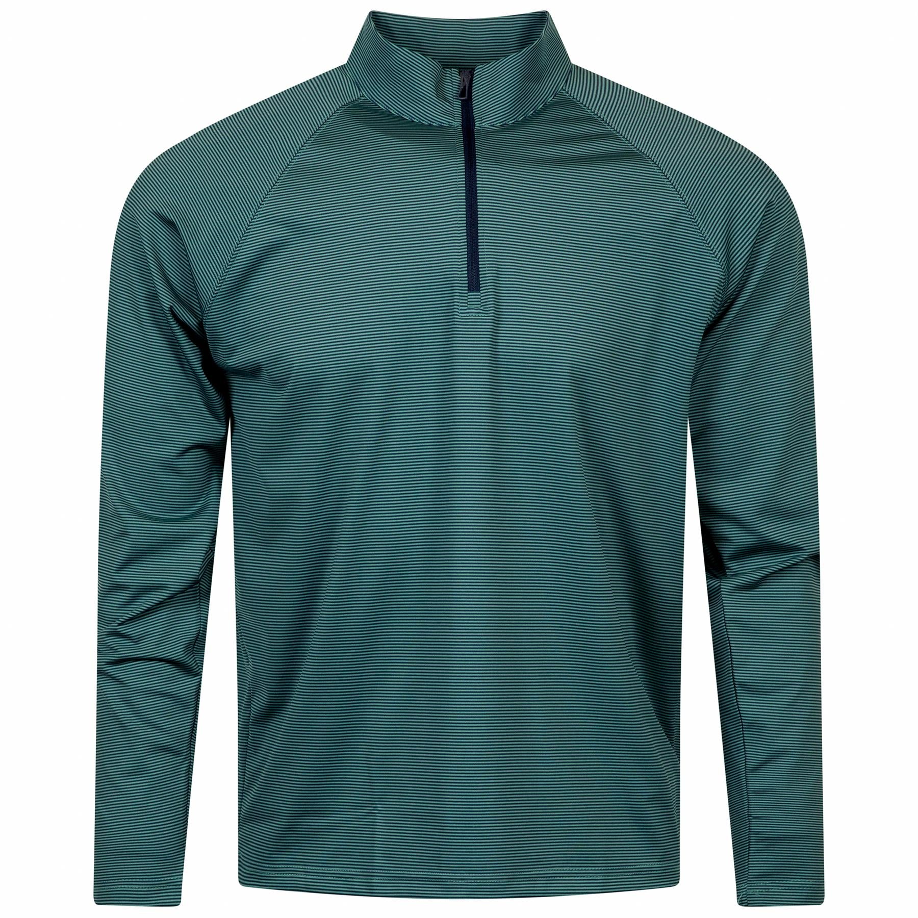 The Reid Quarter Zip Mid Layer Navy/Sage