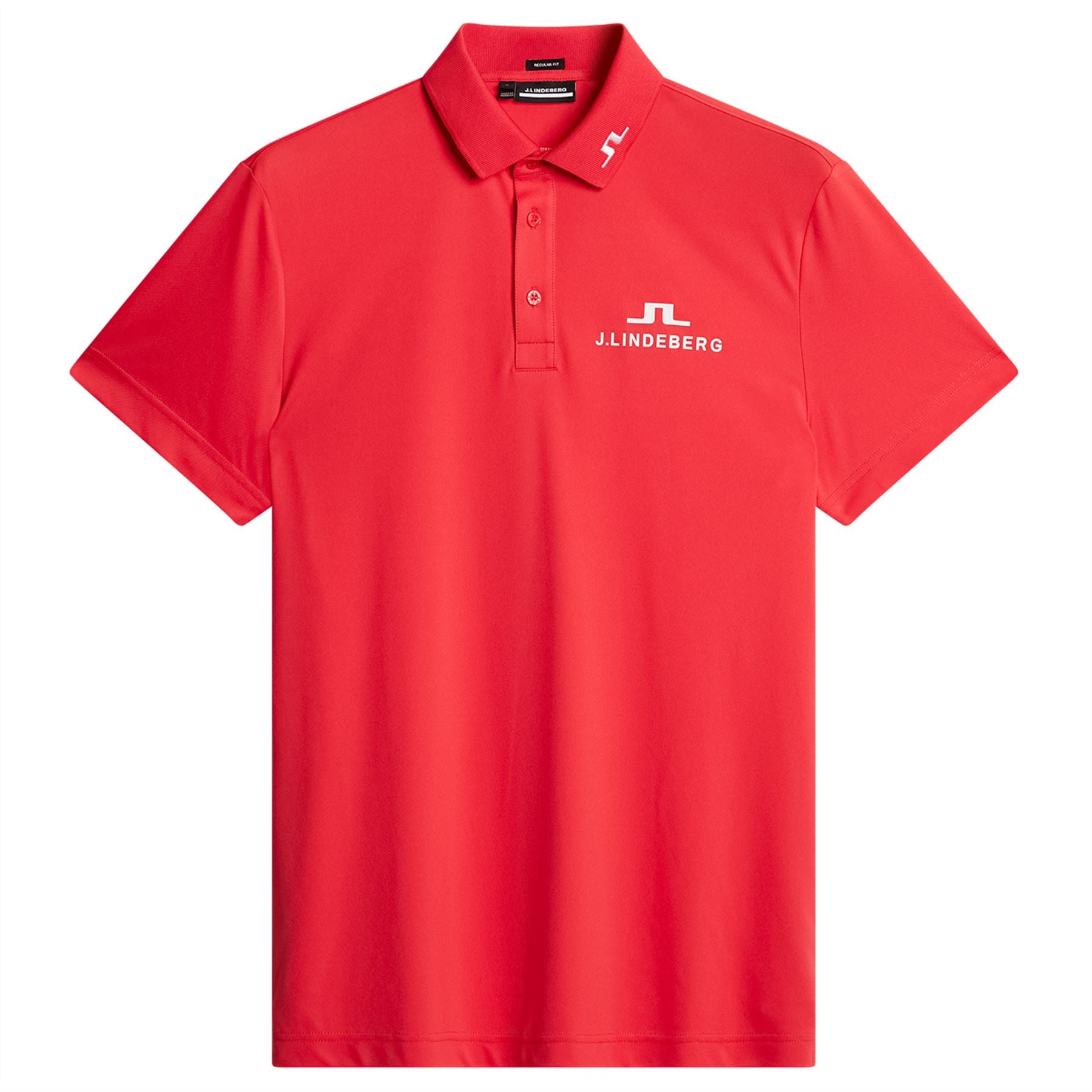 KV Regular Fit TX Jersey Print Tour Polo Bittersweet