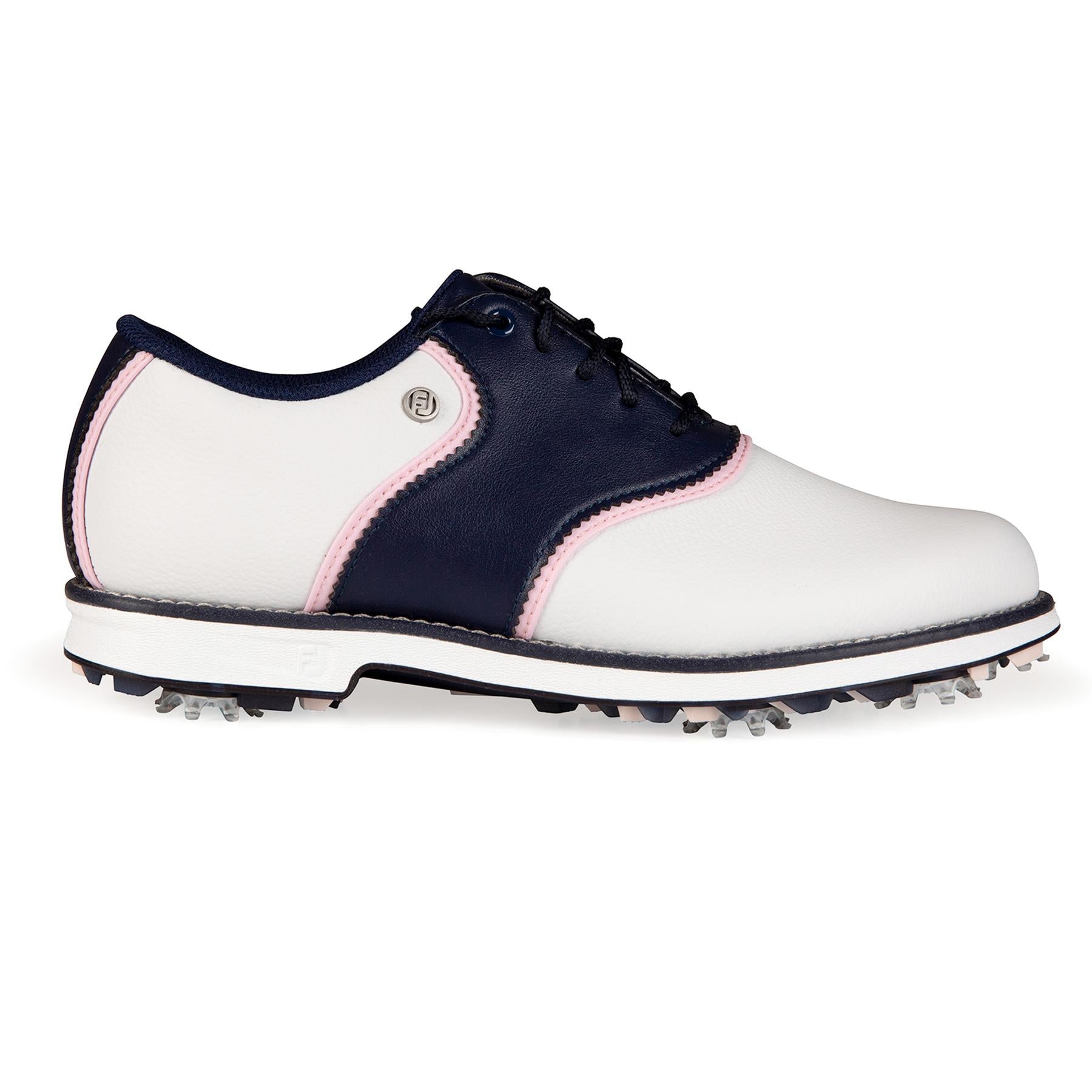 Womens Premiere BelAir Golf Shoes White/Navy/Pink
