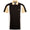 Cotton Pique Colorblock Polo Black/Beige/White
