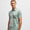 Paddy Striped Cotton 1 Polo Open Green