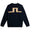 Jarred Cotton Poly Knitted Cardigan JL Navy