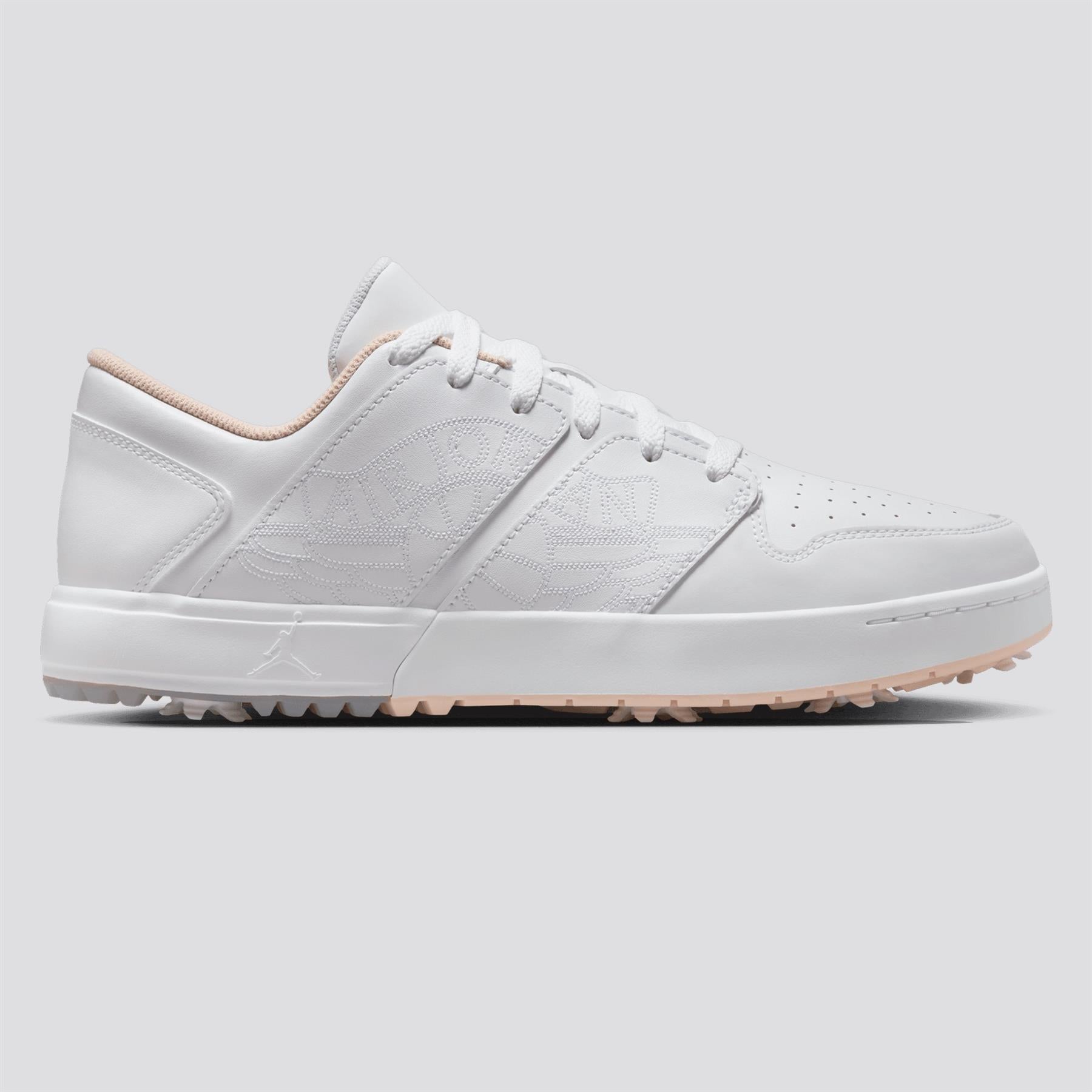 Jordan NU Retro 1 Golf Shoes White/Washed Coral
