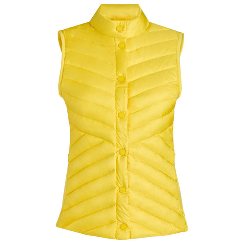 Womens Down Quilted Taffeta Tech Vest Cyber