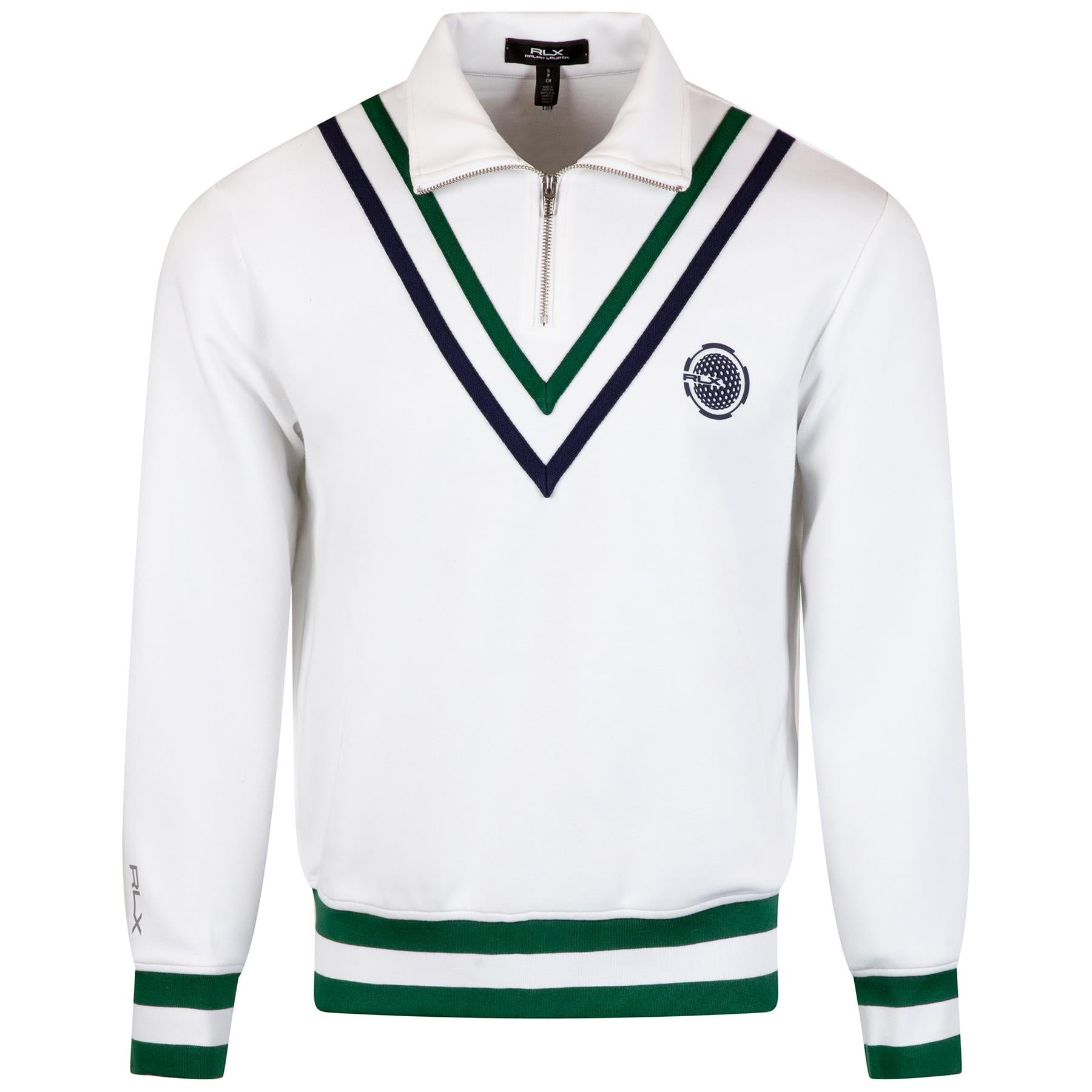 RLX Double Knit Tech Mid Layer Ceramic White