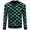 Gus Jacquard Sweater Rain Forest Sphere